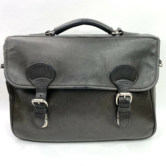 lands end waxed canvas briefcase